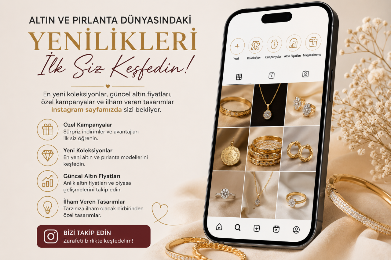 En Yeni Altın ve Pırlanta Modellerini İlk Siz Keşfedin