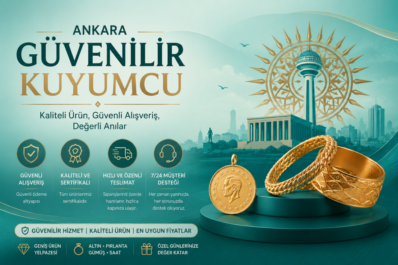Ankara Güvenilir Kuyumcu | Altın, Pırlanta ve Mücevherde Kalitenin Adresi