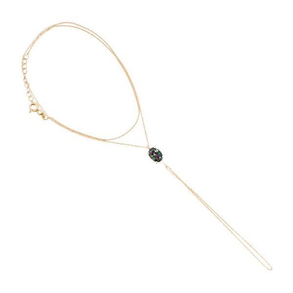 14 Ayar Altın Renkli Taşlı Şahmeran