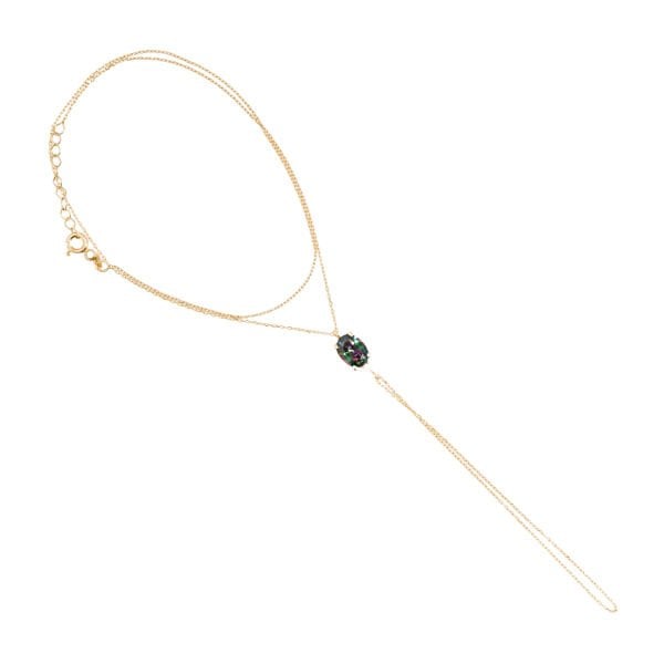 14 Ayar Altın Renkli Taşlı Şahmeran