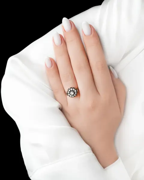 0.75 Karat Elmas Gül Yüzük