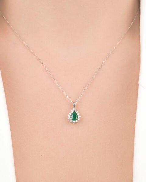 Pırlanta Zümrüt Damla Model Set