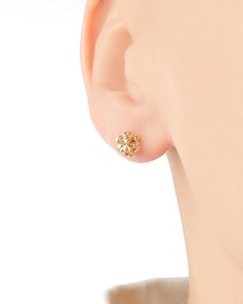 14 Ayar Altın Dorika Kadın Top Küpe