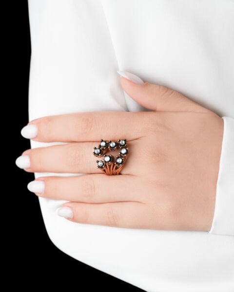 Elmas Tasarım Altın Yüzük