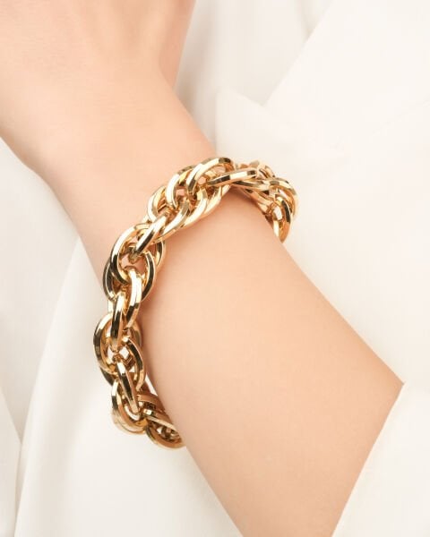 Cetaş 14 Ayar Altın Tasarım Bileklik