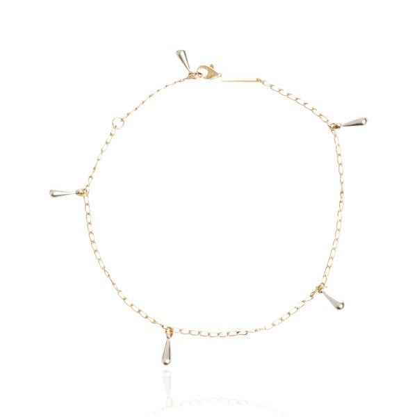 14 Ayar Altın Damla Figürlü Halhal