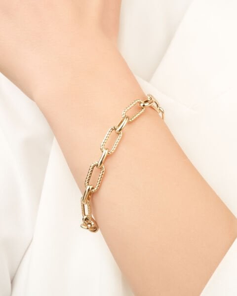 Cetaş 14 Ayar Altın Zincir Bileklik