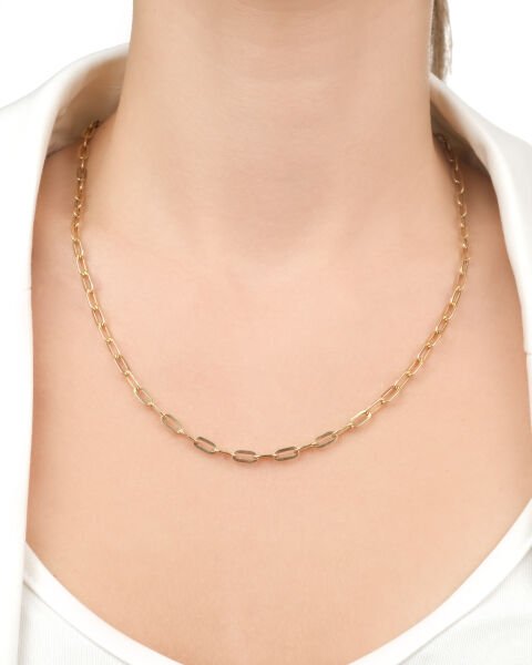 14 Ayar Altın Ataç Zincir Kolye