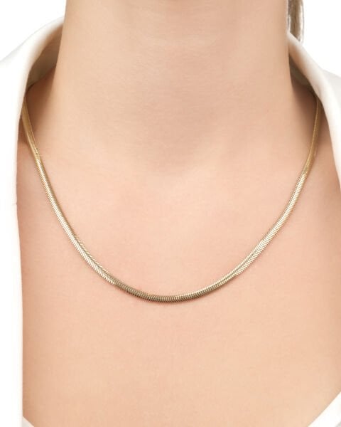 14 Ayar Altın Balıksırtı Zincir Kolye