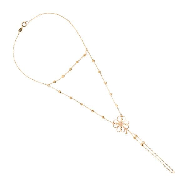 14 Ayar Altın Yonca Figürlü Dorikalı Şahmeran