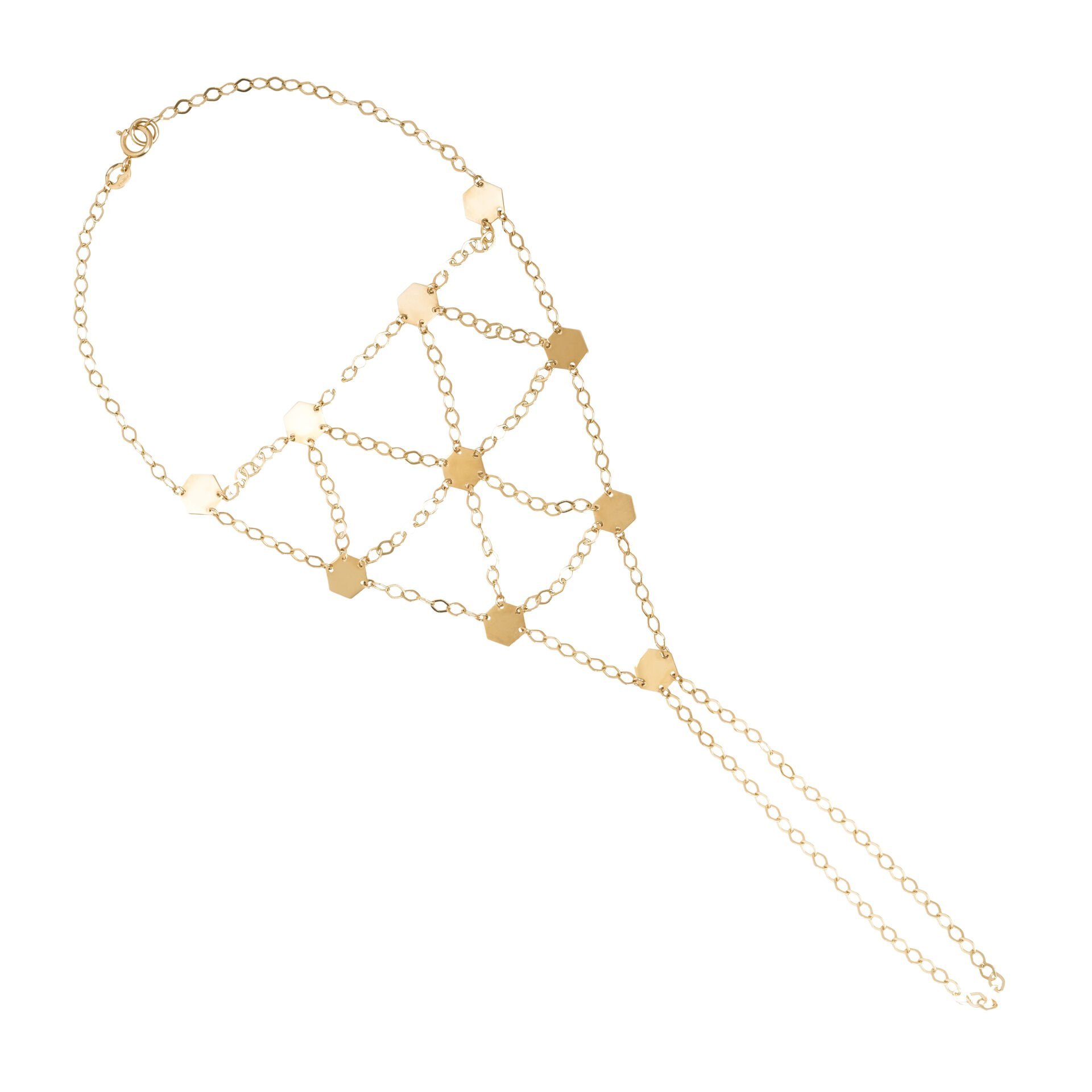 14 Ayar Altın Altıgen Pullu Şahmeran