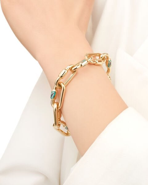 Cetaş Ataç Fortuna 14 Ayar Altın Mineli Bileklik