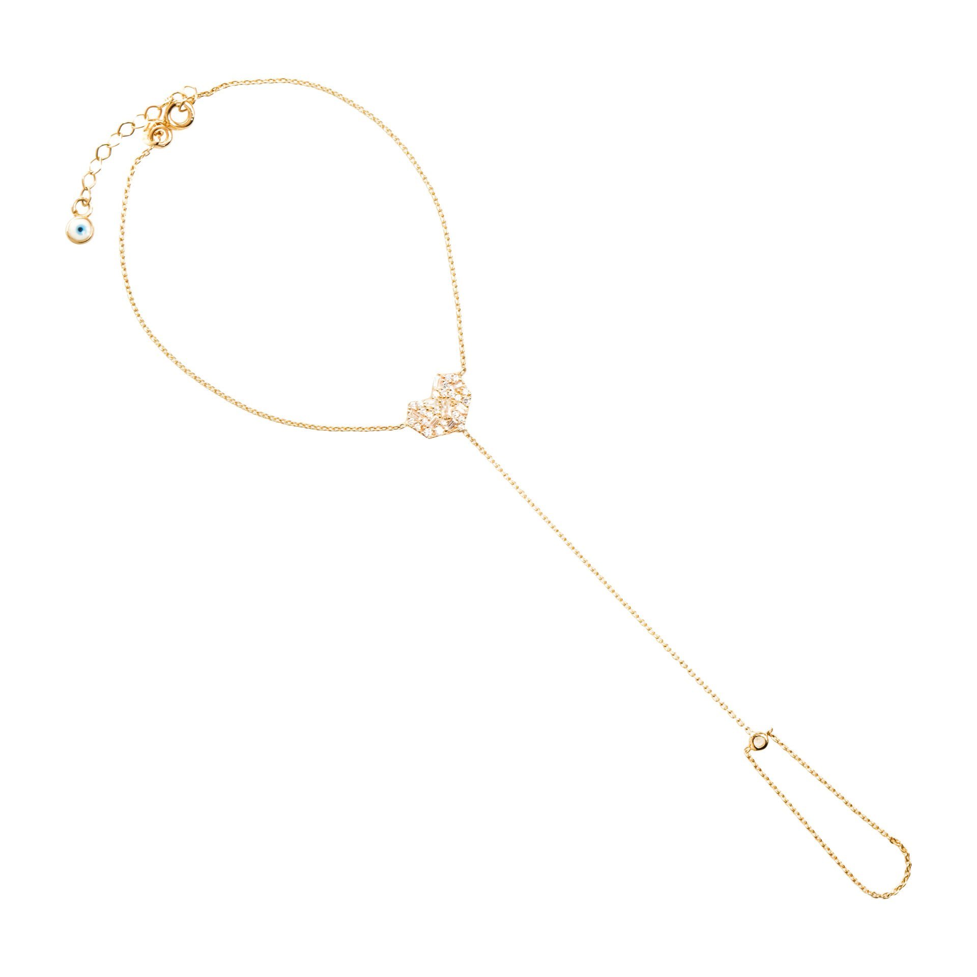 14 Ayar Altın Taşlı Kalp Şahmeran