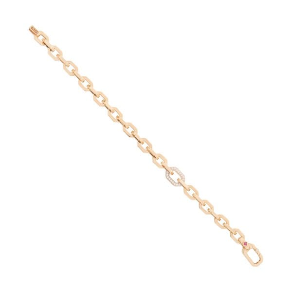 Cetaş 14 Ayar Altın Taşlı Tasarım Bileklik