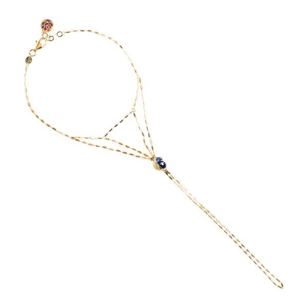 Çift Taraflı Küre Formlu 14 Ayar Altın Şahmeran