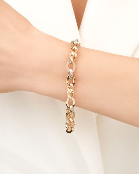 Cetaş Eterna 14 Ayar Altın Zincir Bileklik