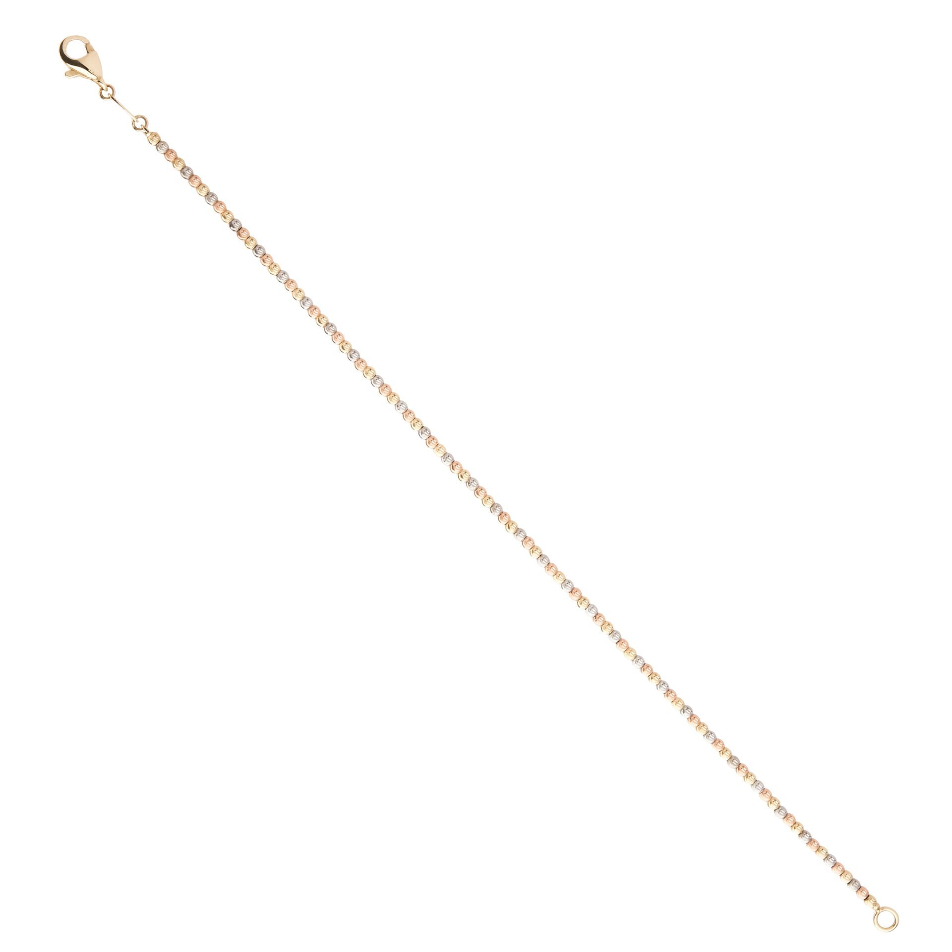 14 Ayar Altın Üç Renk Dorika Bileklik