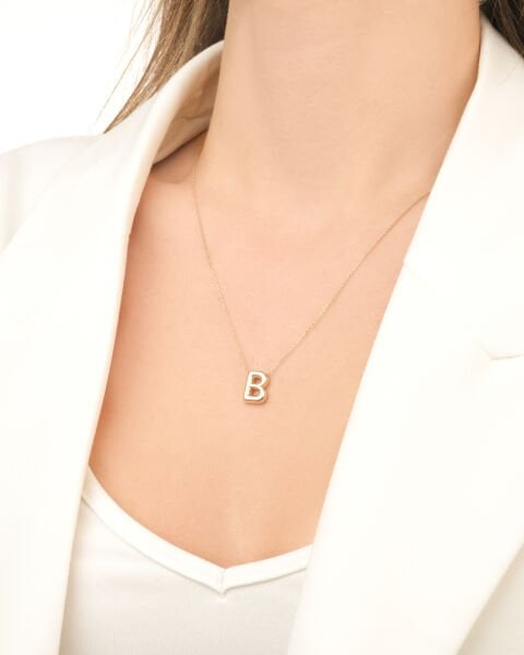 B  HARFİ BALON KOLYE