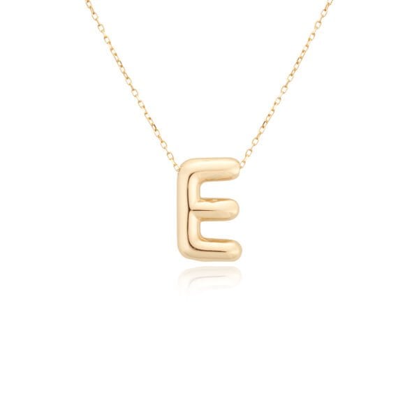 E  HARFİ BALON KOLYE