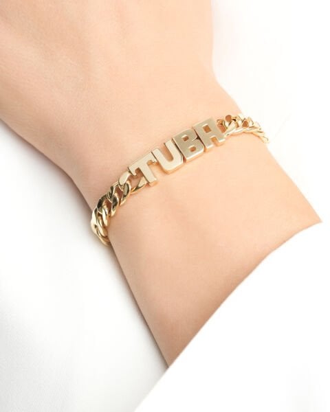 14 Ayar Altın Gurmet Zincir İsim Bileklik – Tuba