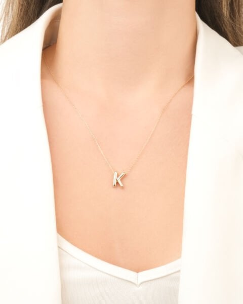 K HARFİ BALON KOLYE