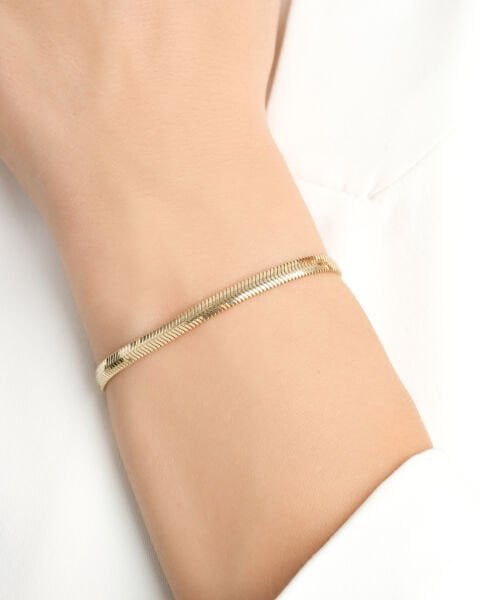 14 Ayar Altın Balık Sırtı Zincir Bileklik