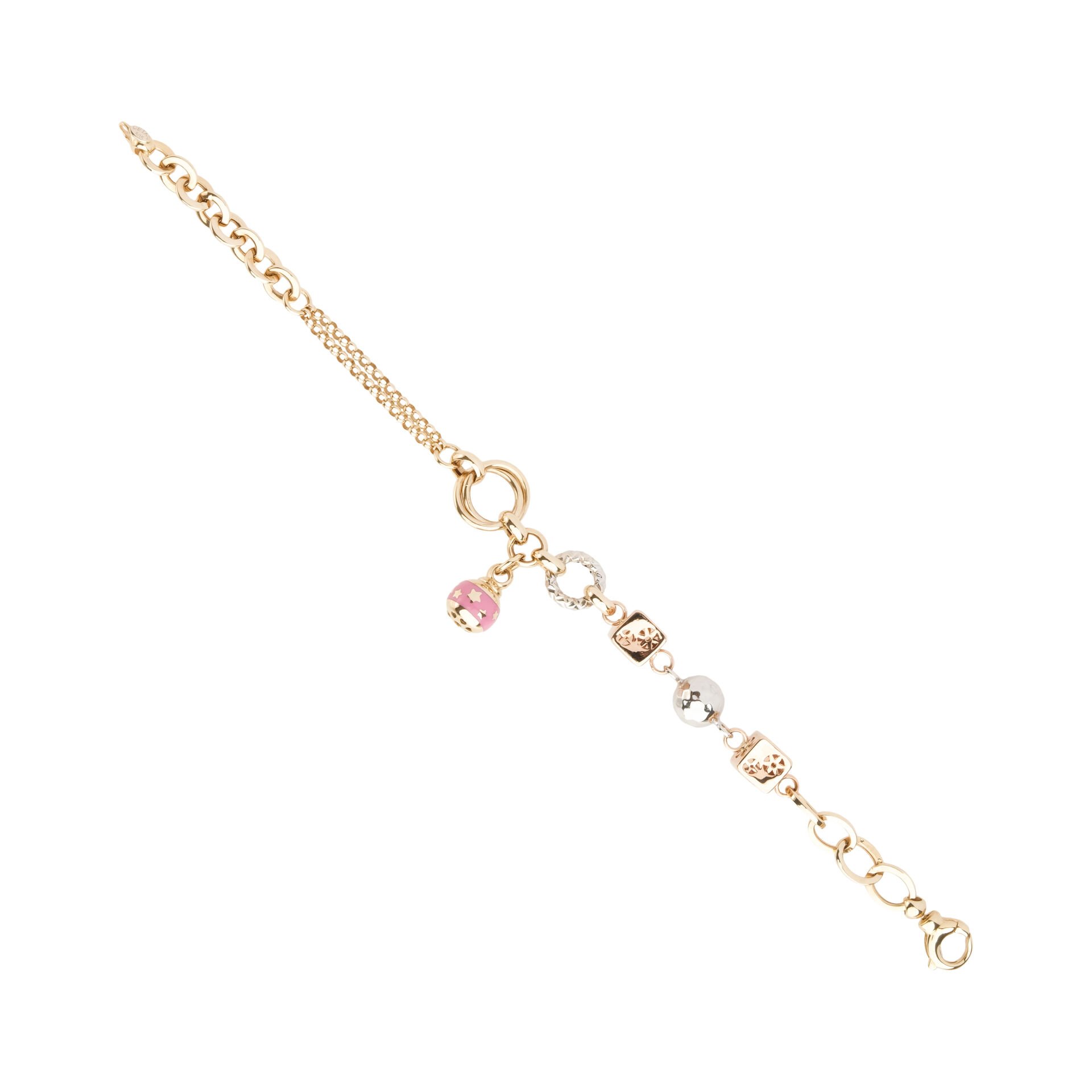 Cetaş Eterna 14 Ayar Altın Mineli Charm Bileklik