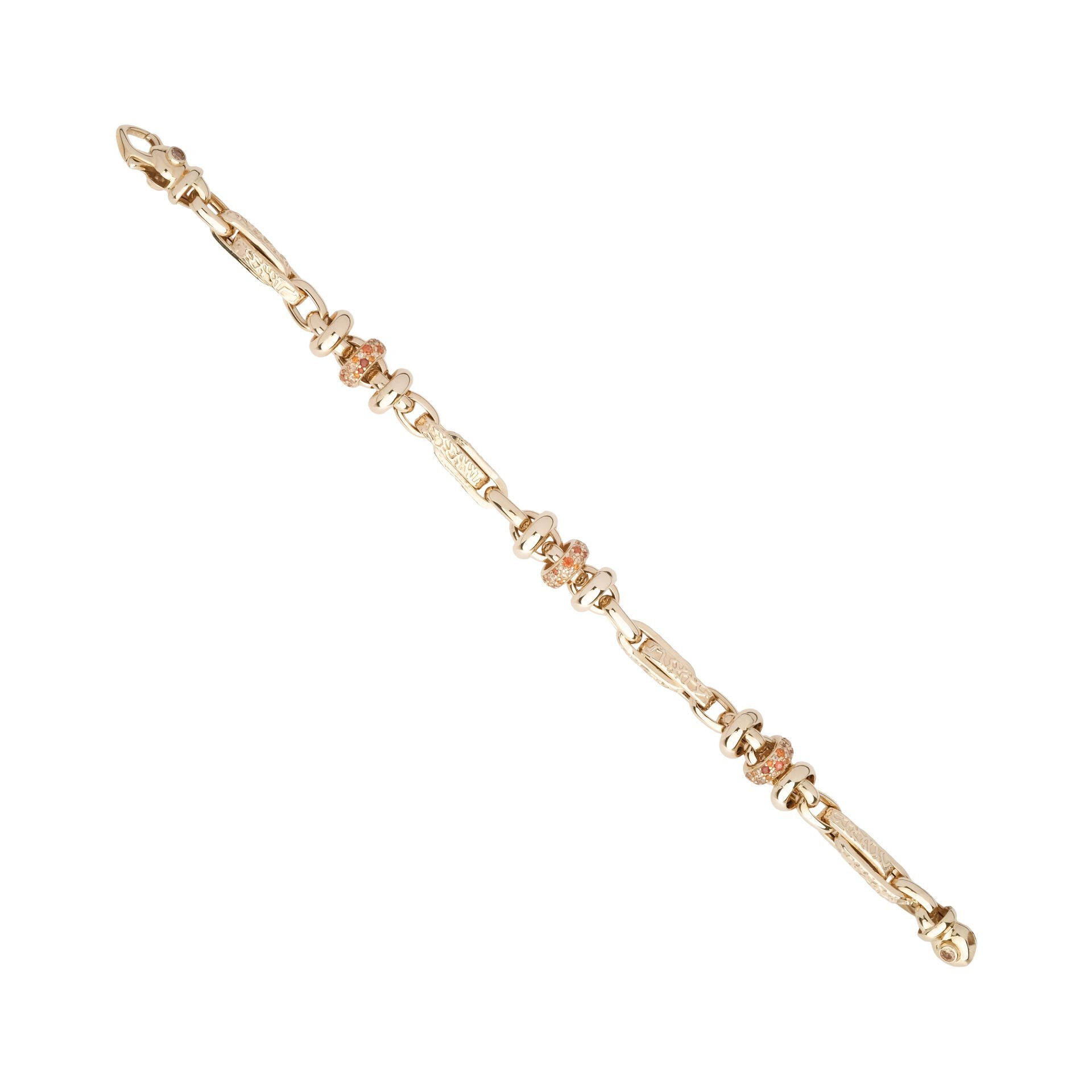 Cetaş Eterna 14 Ayar Altın Citrin Taşlı Bileklik