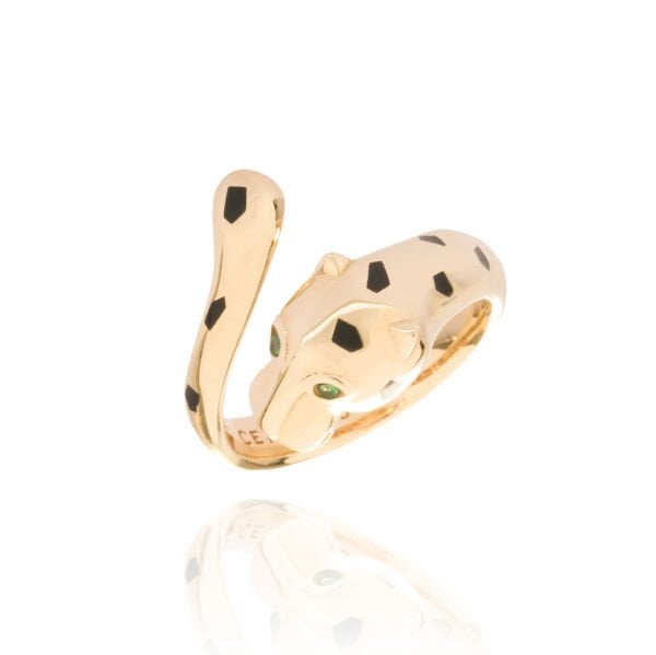 Cetaş Eterna 14 Ayar Altın Panter Yüzük