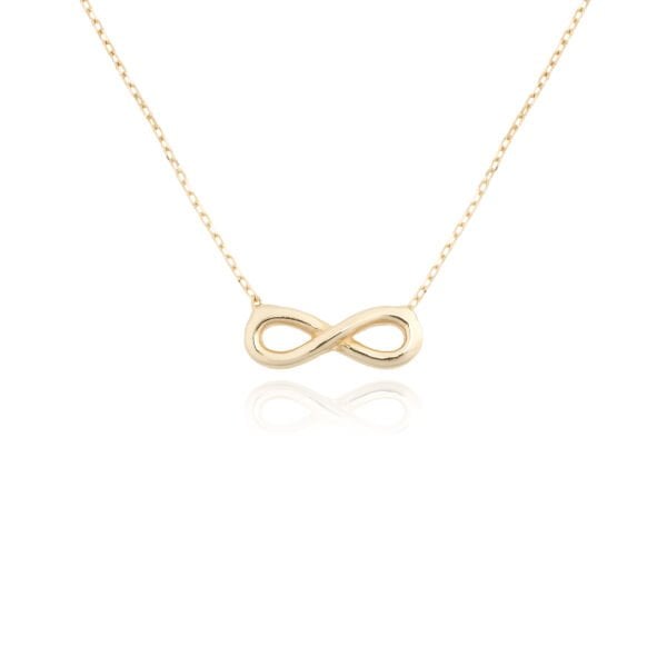 14 Ayar Altın Sonsuzluk Kolye