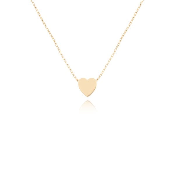 14 Ayar Altın Kalp Kolye