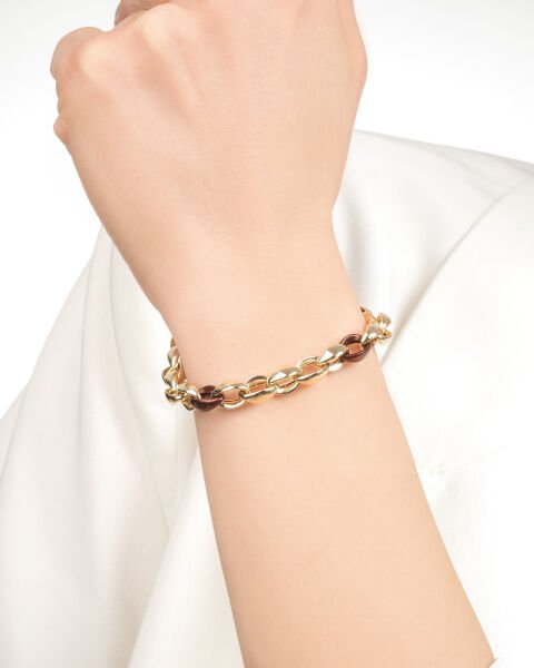 14 Ayar Altın Mineli Bileklik