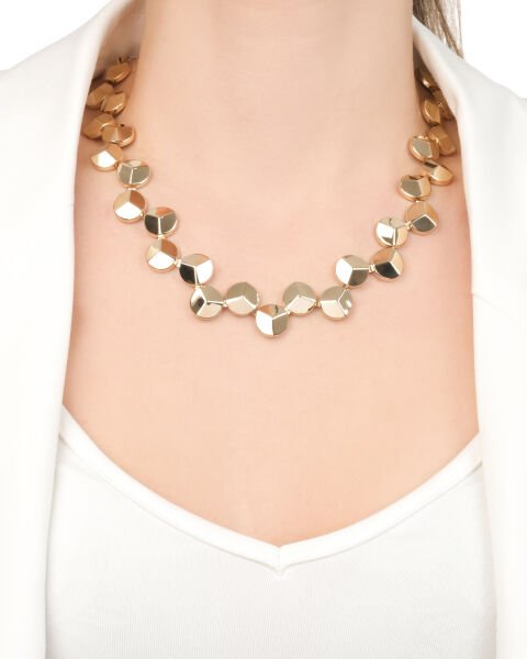 14 Ayar Altın Geometrik Form Kolye