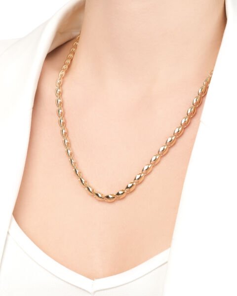 14 Ayar Altın Tasarım Kolye