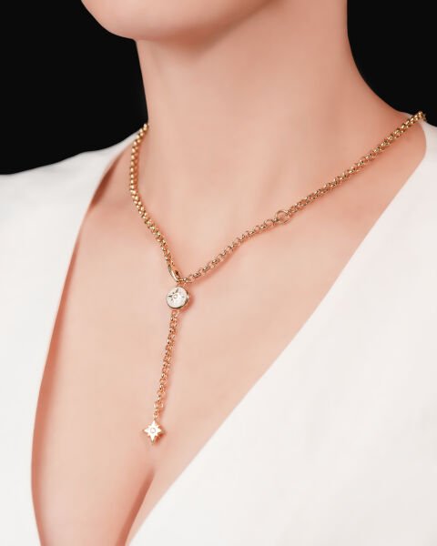 Cetaş Polaris 14 Ayar Altın Kutup Yıldızı Kolye