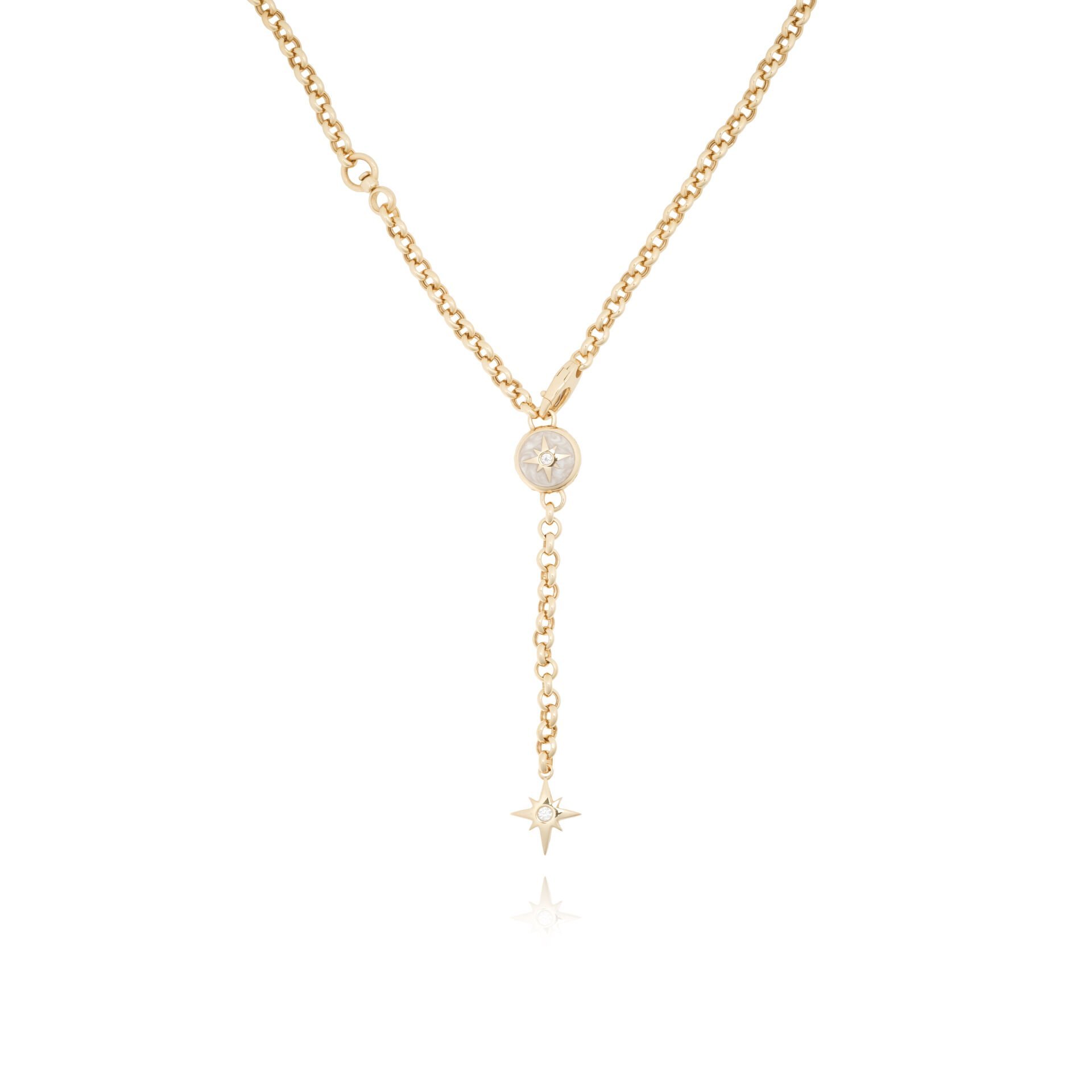 Cetaş Polaris 14 Ayar Altın Kutup Yıldızı Kolye