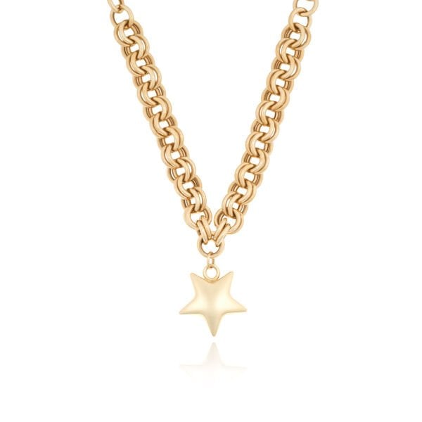 Cetaş Eterna 14 Ayar Altın Yıldız Kolye