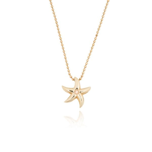 Cetaş Aqualıs 14 Ayar Altın Deniz Yıldızı Kolye
