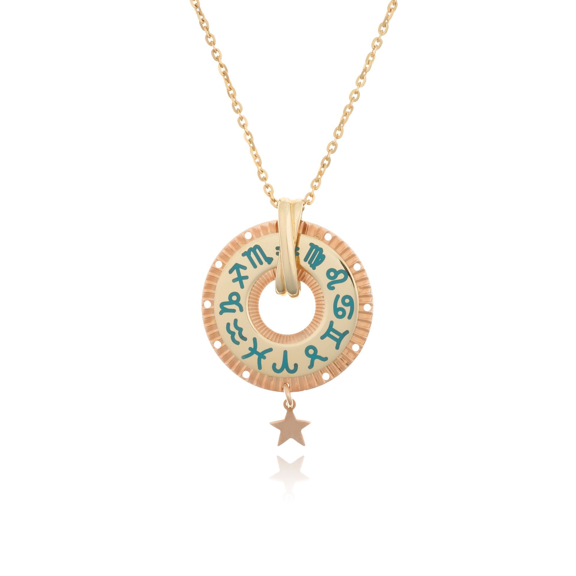 Cetaş Minima 14 Ayar Altın Burç Kolye