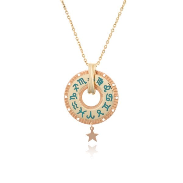 Cetaş Minima 14 Ayar Altın Burç Kolye