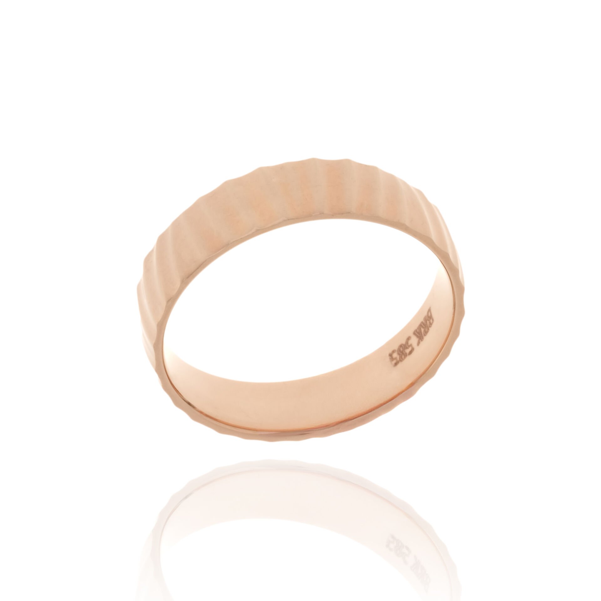 14 Ayar Rose Altın Kadın Alyans