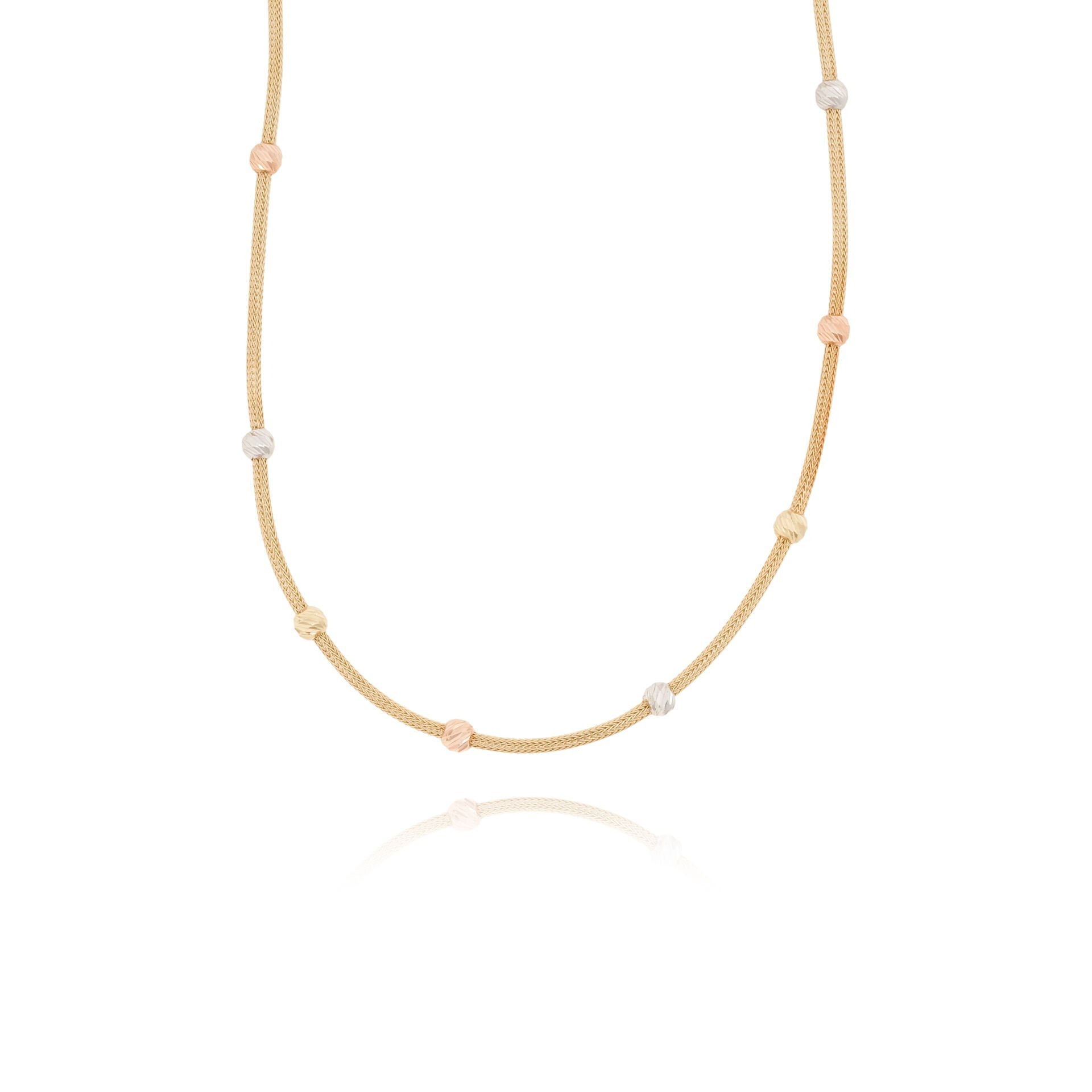 14 Ayar Altın Dorika Toplu Kolye