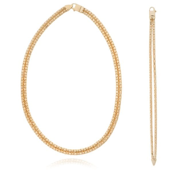 Cetaş 14 Ayar Altın İkili Tasarım Set