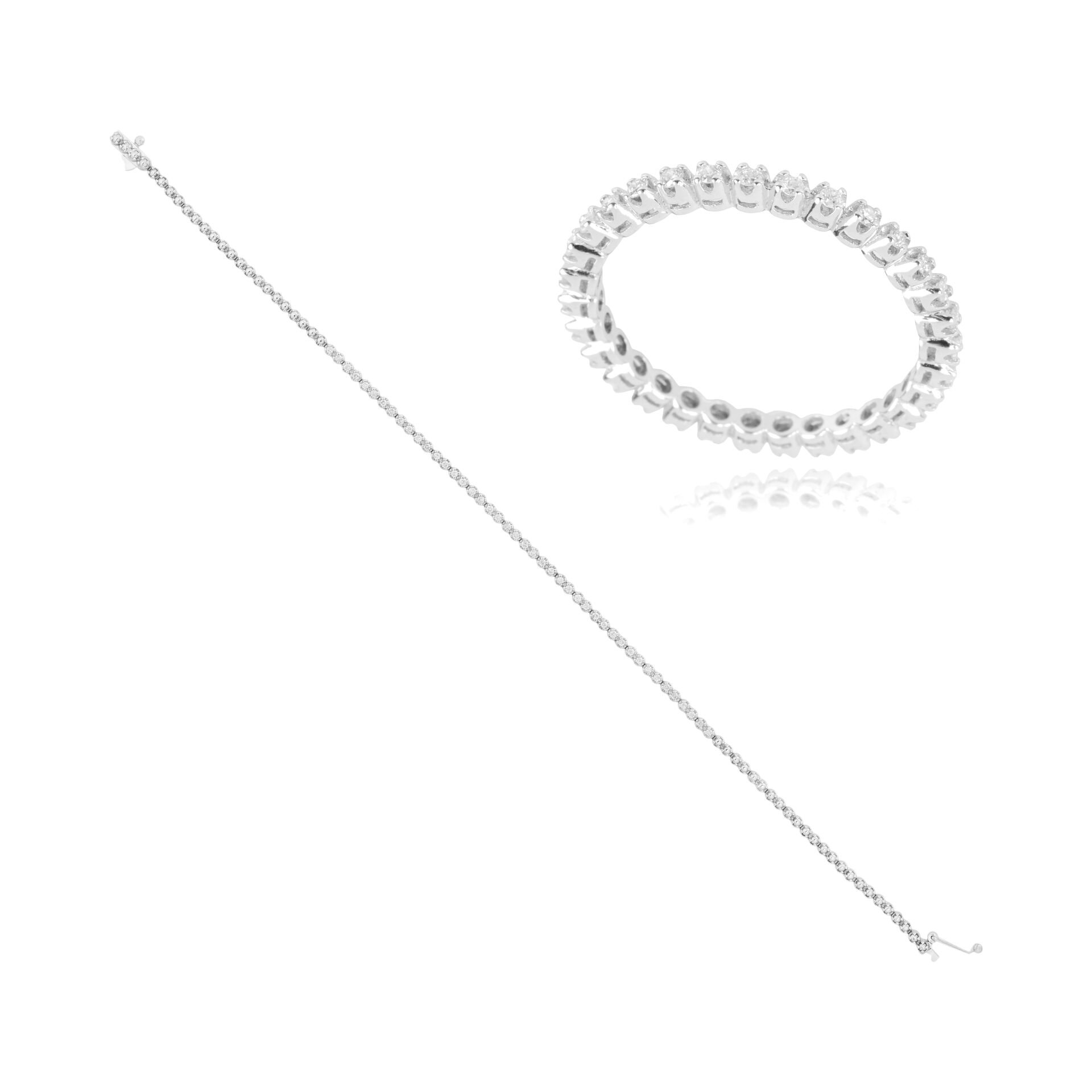 0,30 Karat Pırlanta Tamtur Bileklik & 0,21 Karat Pırlanta Tamtur Yüzük Set