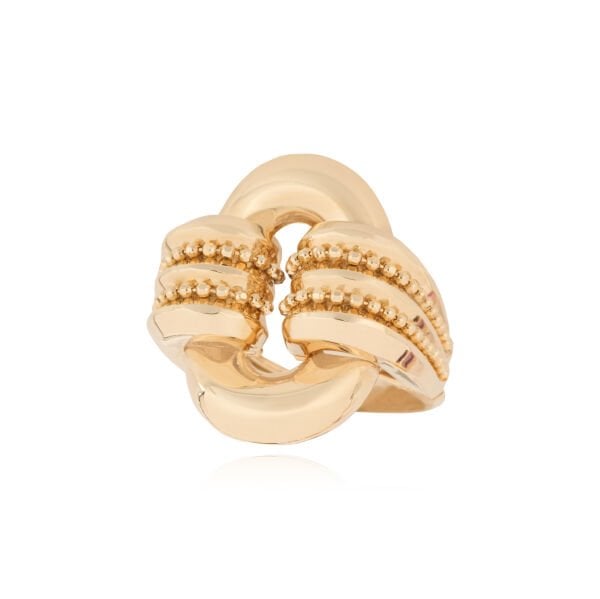 14 Ayar Altın Taşlı Tasarım Yüzük