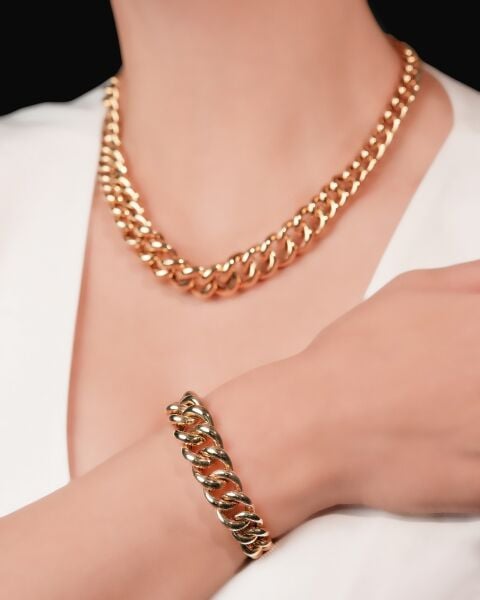 14 Ayar Altın Cetaş Gurmet Tasarım Set