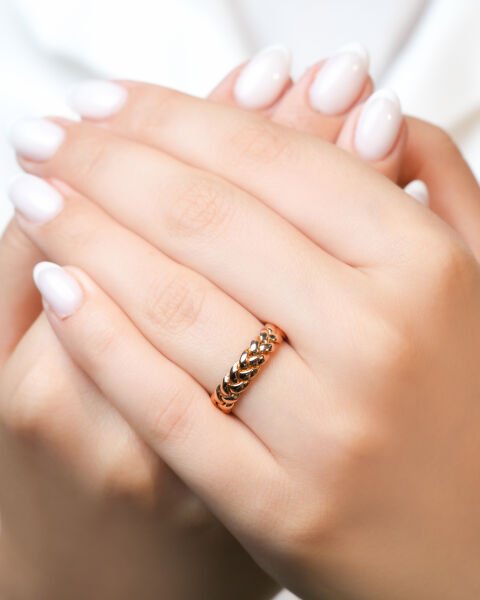 14 Ayar Örgü Model Kadın Alyans