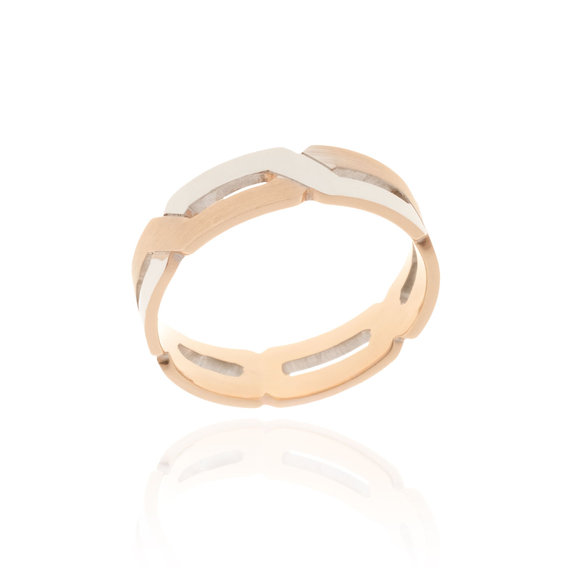 14 Ayar Altın Sarmal Model Erkek Alyans