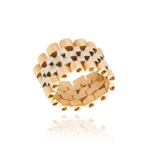 14 Ayar Altın Kordon Model Erkek Yüzük