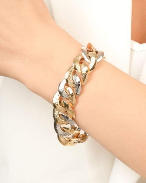 14 Ayar Altın 3 renk Hallow  Bileklik